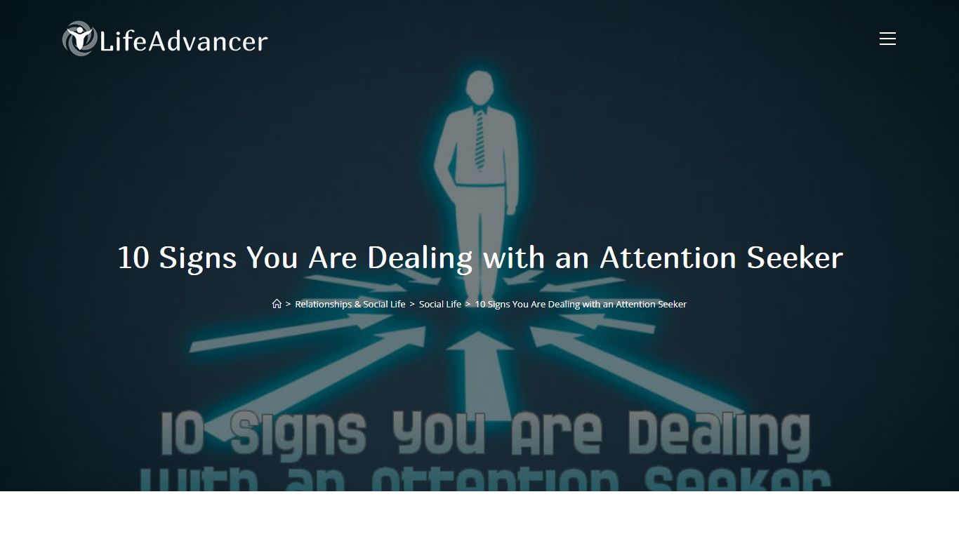 10 Signs You Are Dealing with an Attention Seeker - Life Advancer